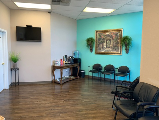 Tyler Texas dental office waiting room