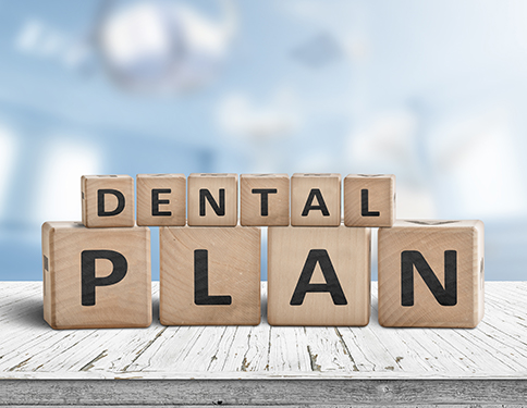Dental Plan spelled out in blocks